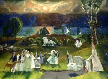 George Wesley Bellows Painting - Fantasía de verano 1924 George Wesley Bellows